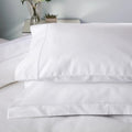 White - Front - Belledorm Ultralux 1000 Thread Count Housewife Pillowcase (Pair)
