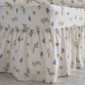 White - Front - Belledorm Delphine Fitted Valance