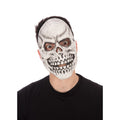 White-Black - Front - Bristol Novelty Unisex Adults Skeleton Grin Halloween Mask