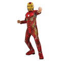 Red - Front - Iron Man Boys Deluxe Costume