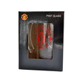 Clear-Red - Back - Manchester United FC Beer Glass