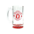 Clear-Red - Front - Manchester United FC Beer Glass