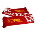 Red-White-Yellow - Front - Liverpool FC Official Football Feather Scarf