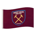Claret-Blue - Side - West Ham FC Official Football Core Crest 5 X 3 Flag
