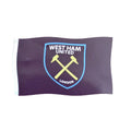 Claret-Blue - Front - West Ham FC Official Football Core Crest 5 X 3 Flag