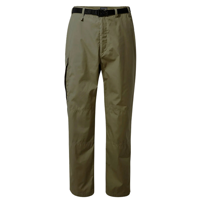 Dark Moss - Front - Craghoppers Outdoor Classic Mens Kiwi Stain Resistant Trousers