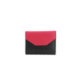 Black-Pink - Front - Eastern Counties Leather Womens-Ladies Amelie Envelope Purse