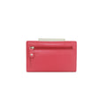 Pink-Stone - Side - Eastern Counties Leather Womens-Ladies Christine Contrast Tab Purse