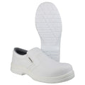 White - Pack Shot - Amblers Safety FS510 Unisex Slip On Safety Shoes