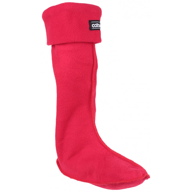 Red - Front - Cotswold Adults Fleece Socks
