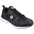 Black - Front - Amblers Safety Mens AS707 Lightweight Non-Leather Safety Trainer