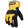 Black-Yellow - Side - DeWalt Rigger Pig Skin Leather Gloves