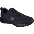 Black - Front - Skechers Mens Go Walk Arch Fit Idyllic Trainers