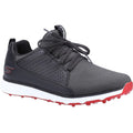 Black-Red - Front - Skechers Mens Go Golf Mojo Elite Leather Trainers