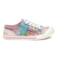 Pink-Multicoloured - Back - Rocket Dog Womens-Ladies Jazzin Candy Tie Dye Casual Shoes