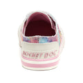 Pink-Multicoloured - Side - Rocket Dog Womens-Ladies Jazzin Candy Tie Dye Casual Shoes