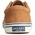 Tan - Back - Sperry Mens Striper II Storm CVO Suede Waterproof Casual Shoes