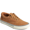 Tan - Front - Sperry Mens Striper II Storm CVO Suede Waterproof Casual Shoes