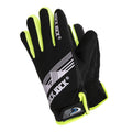 Black-Neon Lime - Front - RockJock Mens Thermal Grip Gloves