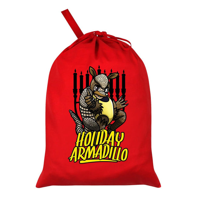 Red - Front - Grindstore The Holiday Armadillo Santa Sack
