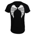 Black - Back - Grindstore Mens Angel Wings T-Shirt