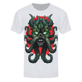 White - Front - Grindstore Mens Cosmic Octopus T-Shirt