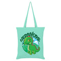 Mint Green-Green - Front - Grindstore Herbivore Tote Bag