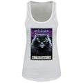 White - Front - Deadly Tarot Womens-Ladies The Magician Felis Floaty Vest Top