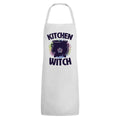 White-Navy - Front - Grindstore Unisex Adult Kitchen Witch Full Apron