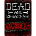 Red - Front - Grindstore Dead And Breakfast Mini Tin Sign