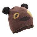 Dog - Front - FLOSO Childrens-Kids Unisex Animal Design Winter Beanie Hat (Tiger, Panda, Bear, Dog)