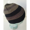 Green Stripe - Back - FLOSO Mens Striped Thermal Thinsulate Winter Hat (3M 40g)