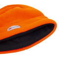 Neon Orange - Back - FLOSO Mens Hi Vis Thinsulate Thermal Fleece Winter Beanie Hat (3M 40g)