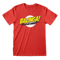 Red - Front - The Big Bang Theory Unisex Adult Bazinga T-Shirt