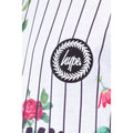White - Pack Shot - Hype Mens Floral Baseball T-shirt