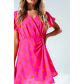 Pink-Yellow - Lifestyle - Hype Womens-Ladies Heart Dress