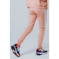 Pink-White - Lifestyle - Hype Womens-Ladies Jogging Bottoms