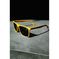 Yellow-Black - Side - Hype Unisex Adult Stripe Sunglasses