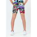 Black-Multicoloured - Side - Hype Childrens-Kids LOL Surprise V.R.Q.T Cycling Shorts
