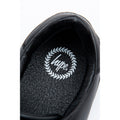 Black - Lifestyle - Hype Childrens-Kids Leather Trainers