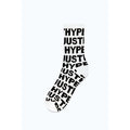 Black-White - Side - Hype Childrens-Kids Just Hype Crew Socks (Pack of 3)