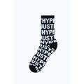 Black-White - Lifestyle - Hype Childrens-Kids Just Hype Crew Socks (Pack of 3)