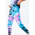 Blue-Purple-Black - Lifestyle - Hype Womens-Ladies Tie Dye Jogging Bottoms