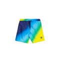 Blue-Citrus Yellow - Front - Hype Boys Crest Swim Shorts