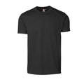 Black - Front - ID Mens Pro Wear Regular Fitting Short Sleeve T-Shirt