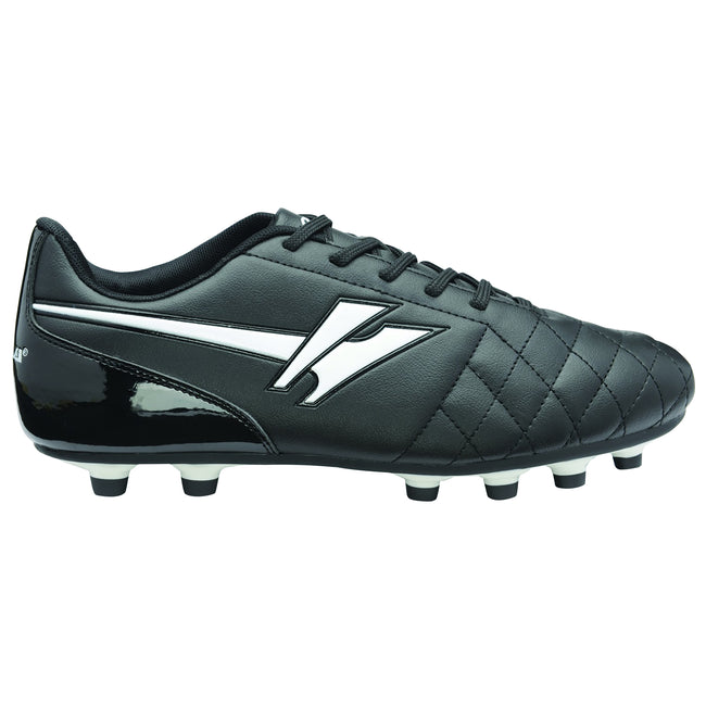 Black-White - Front - Gola Mens Rey MLD Football Boots