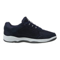 Navy - Back - Gola Mens Belmont Suede Leather Wide Fit Trainer