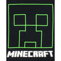 Black - Pack Shot - Minecraft Boys Creeper Face Sweatshirt