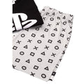 Black-Grey - Pack Shot - Playstation Mens Logo Short Pyjama Set