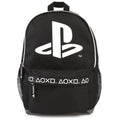 Black-White - Front - Sony Playstation Childrens-Kids Logo Backpack
